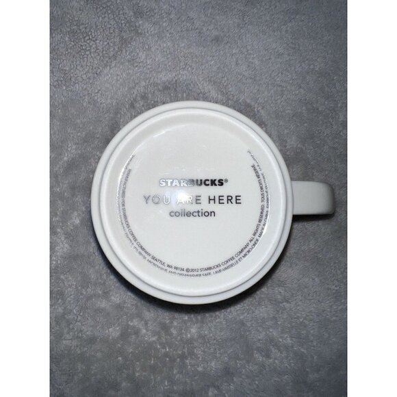 STARBUCKS Coffee 2012 FLORIDA You Are Here Mug Cup Palm Tree Rocket Hotel - Picture 7 of 7